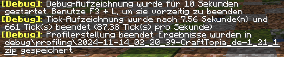 Debug-Aufzeichnung